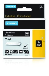 Dymo D1 RHINOPRO NASTRO 24MMX 5 5M VINILE BI/NE 1805432