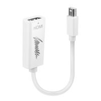 Nilox Adattatore DisplayPort Maschio A HDMI Femmina, Nero, Cavo Integrato 15 Cm