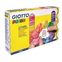 Pasta da modellare Giotto Pongo. Scatola 10 panetti da 50 g. Colori