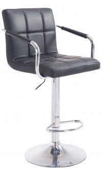CLP Sgabello da bar Lucy V2 - cromo nero