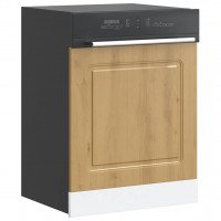 vidaXL Panel para lavavajillas Kalmar roble artesanal 6