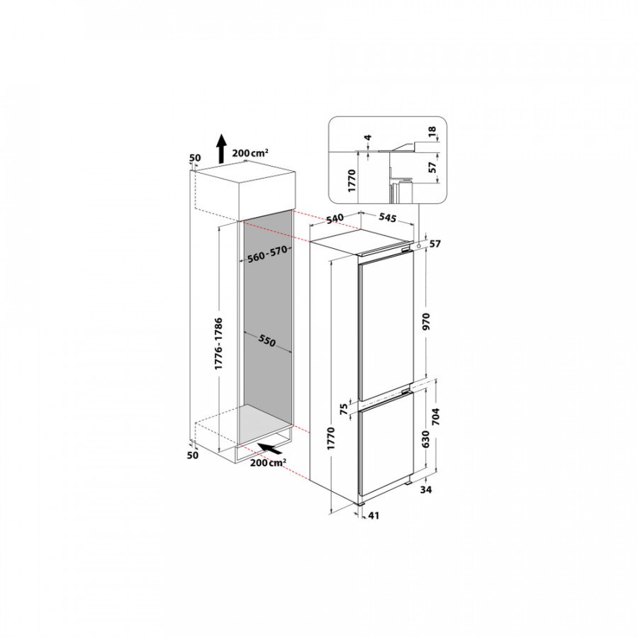 Whirlpool Art 66102 Frigoriferi incasso - Epto