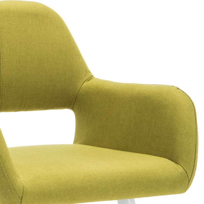 vidaXL VX246755 Sillas de comedor tapizadas tela verde 56x54x80 cm 2 ... vidaXL VX246755 Sillas de comedor tapizadas tela verde 56x54x80 cm 2 ...