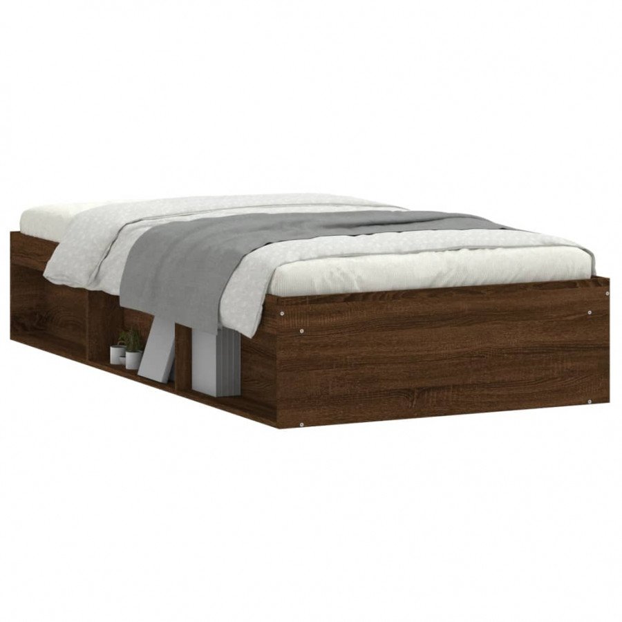 Estructura de cama OLSKER 90x190 roble