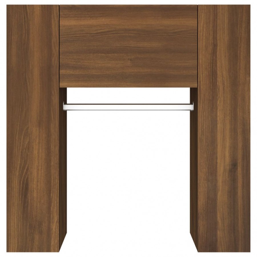 Mueble recibidor madera contrachapada roble Sonoma 97,5x37x99cm