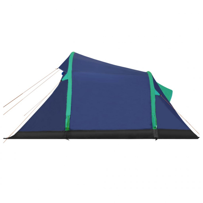 Tenda Campeggio a Travi Gonfiabili 320x170x150/110cm Blu Verde K7Z1 