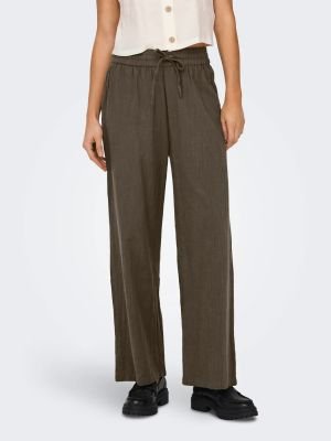 Only Pantaloni Donna L Marrone