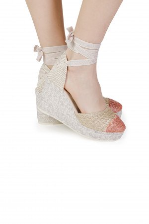 Espadrilles Zeppe Donna 39 Rosa
