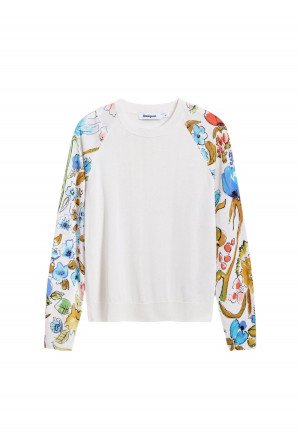 Desigual Maglia Donna XS Bianco