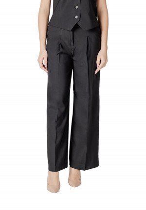 Ichi Pantaloni Donna 42 Nero