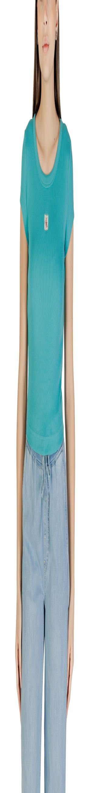 Calvin Klein Jeans T-Shirt Donna S Azzurro