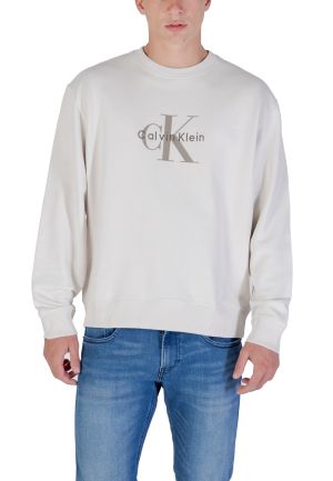 Calvin Klein Jeans Felpa Uomo M Beige