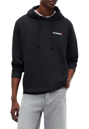 Tommy Hilfiger Felpa senza zip uomo Nero S