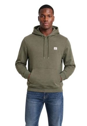 Calvin Klein Felpa senza zip uomo Verde S