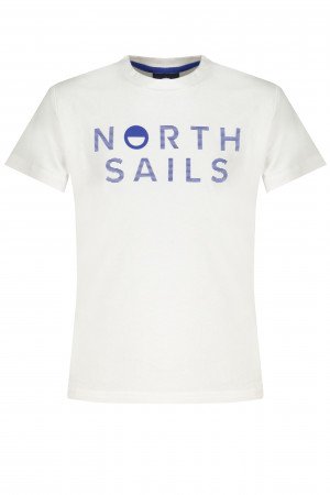 North Sails T-shirt maniche corte bambino Bianco 8A