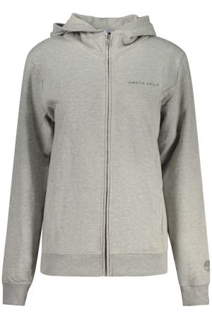 North Sails Felpa con zip donna Grigio M