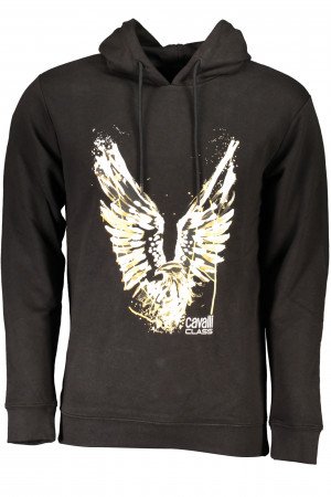 Cavalli Class Felpa senza zip uomo Nero XL